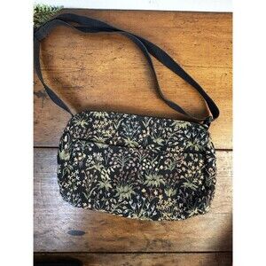 Vintage Tapestry Floral Purse Adjustable Strap Pockets Crossbody Shoulder Bag